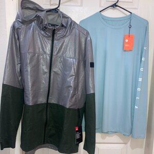 Youngla / Under Armour Lot 2 Long Sleeve - Jacket Size Xl NWT!!